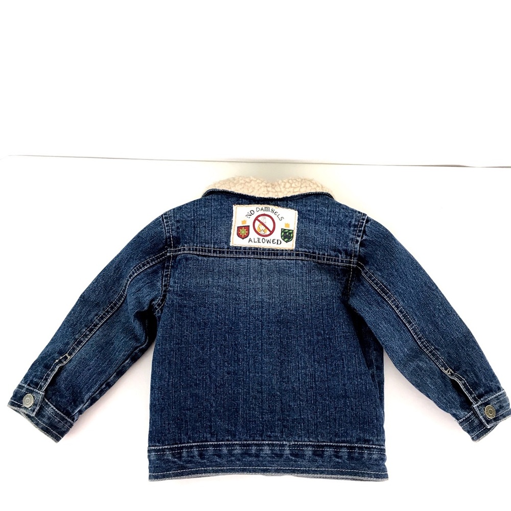 Jean Jacket Sz 24M Flapdoodles King of the Castle - Picture 2 of 6